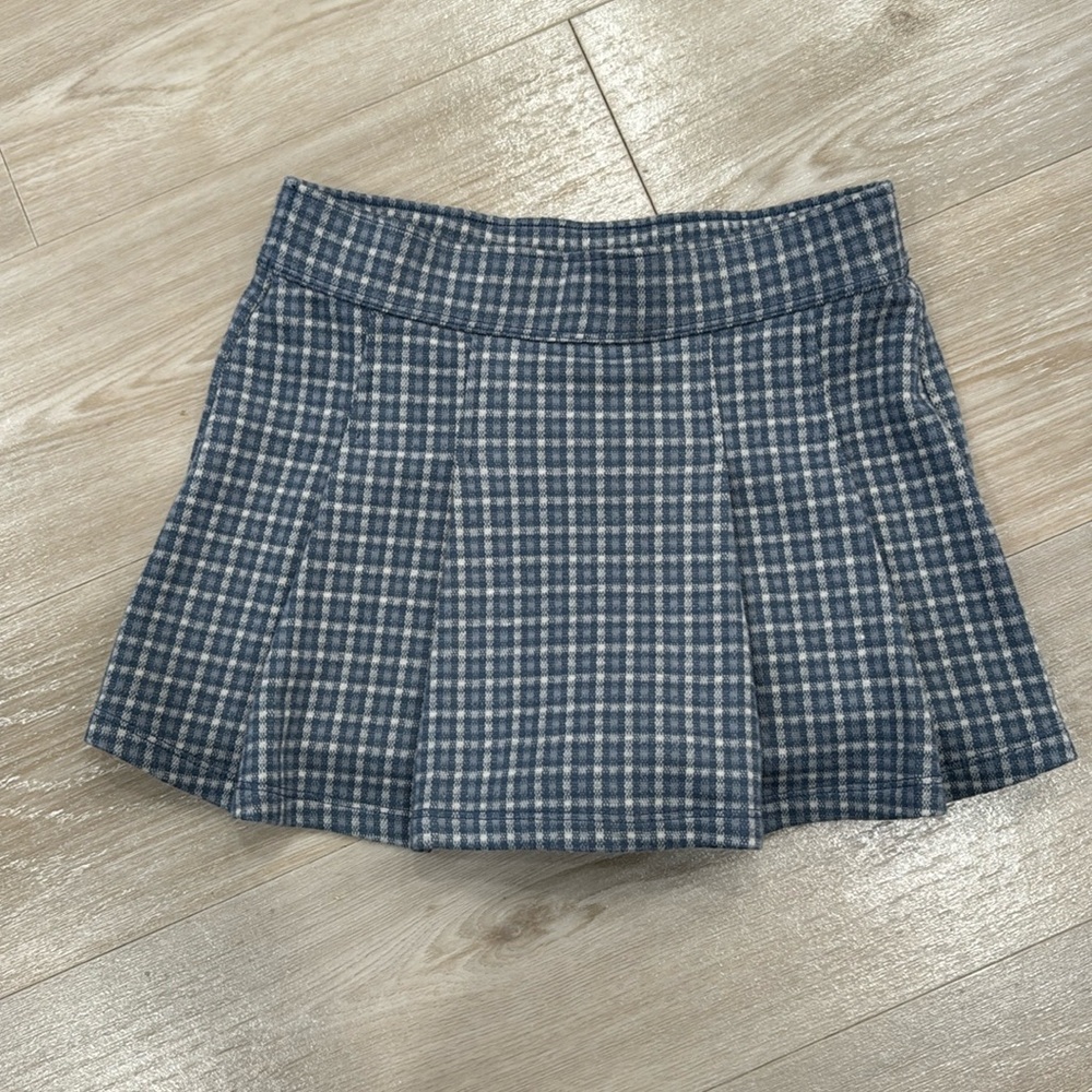 Abercrombie Kids Pleated Plaid Skort